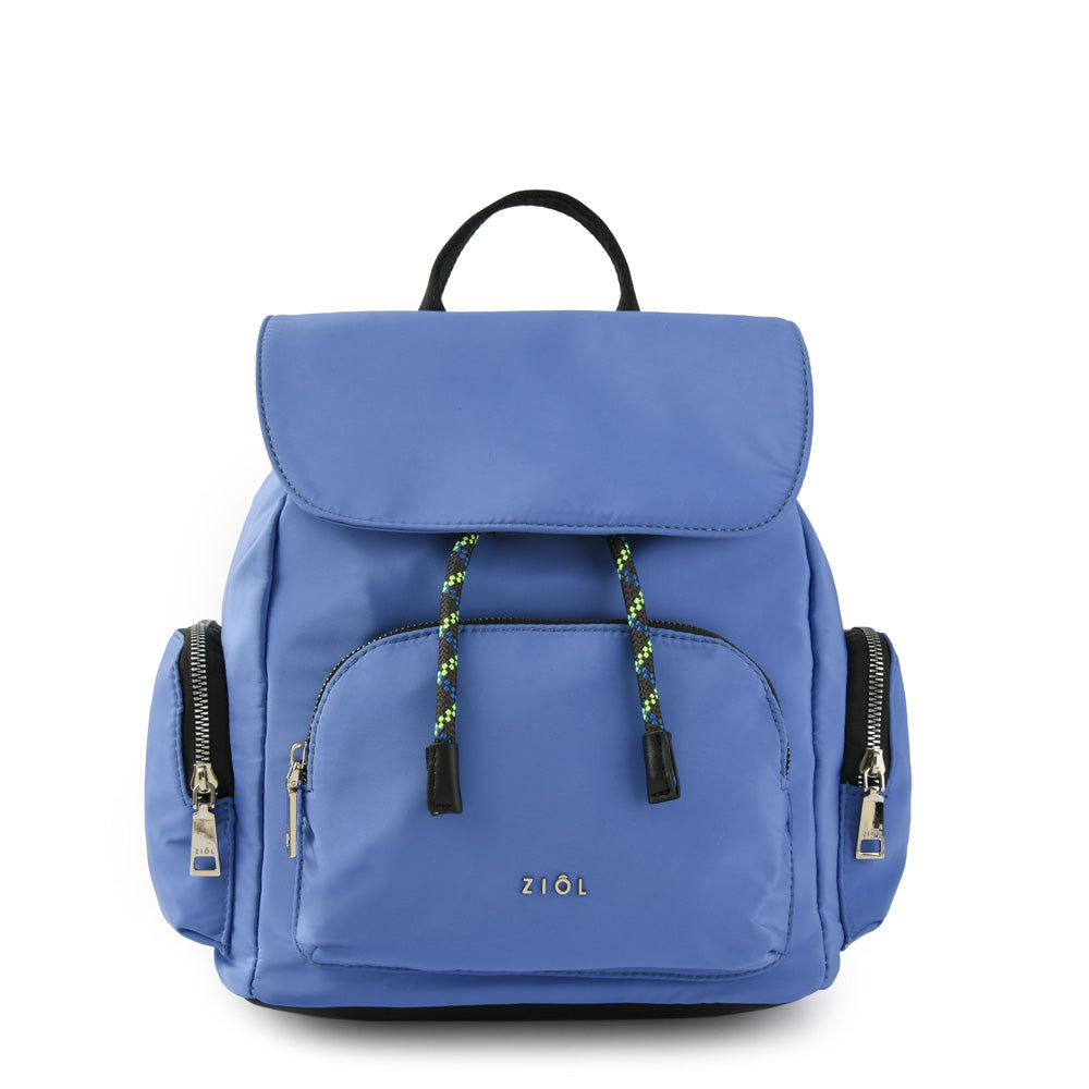 Mochila con tapa simone mediana