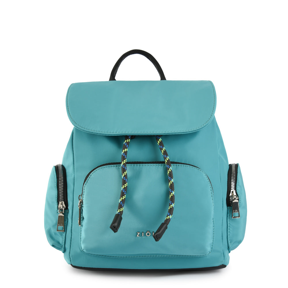 Mochila con tapa simone mediana