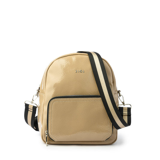 Mochila mediana etienne beige oscuro