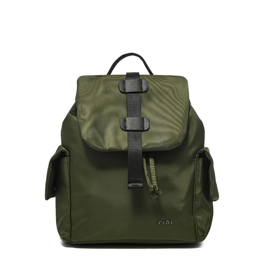 Mochila  Mediana Basteri Verde Oliva