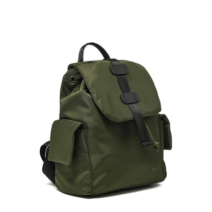 Mochila  Mediana Basteri Verde Oliva