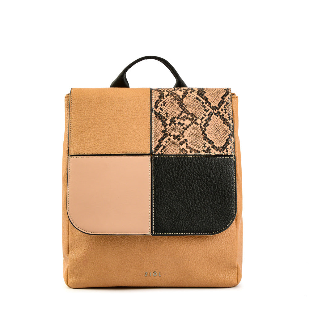 Mochila con tapa elinna mediana