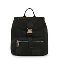 Mochila con tapa amara mediana negro