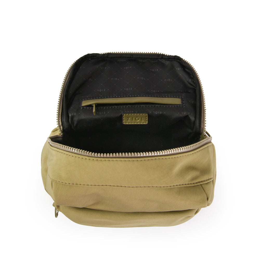 Mochila veby mediana verde oliva