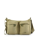 Cartera bandolera veby mediana verde oliva