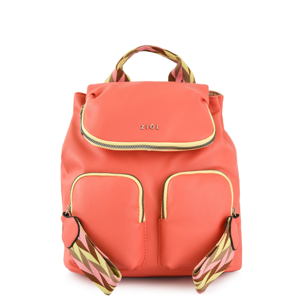 Mochila con tapa colinne mediana