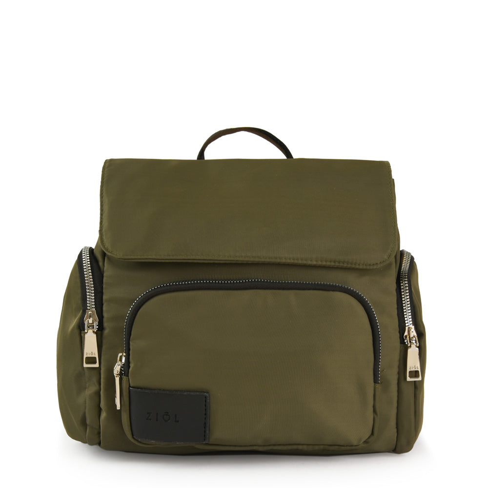 Mochila con tapa maciel mediana
