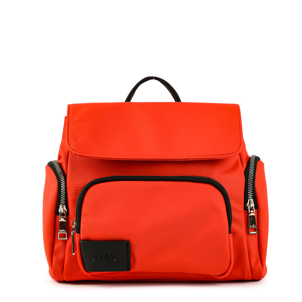 Mochila con tapa maciel mediana