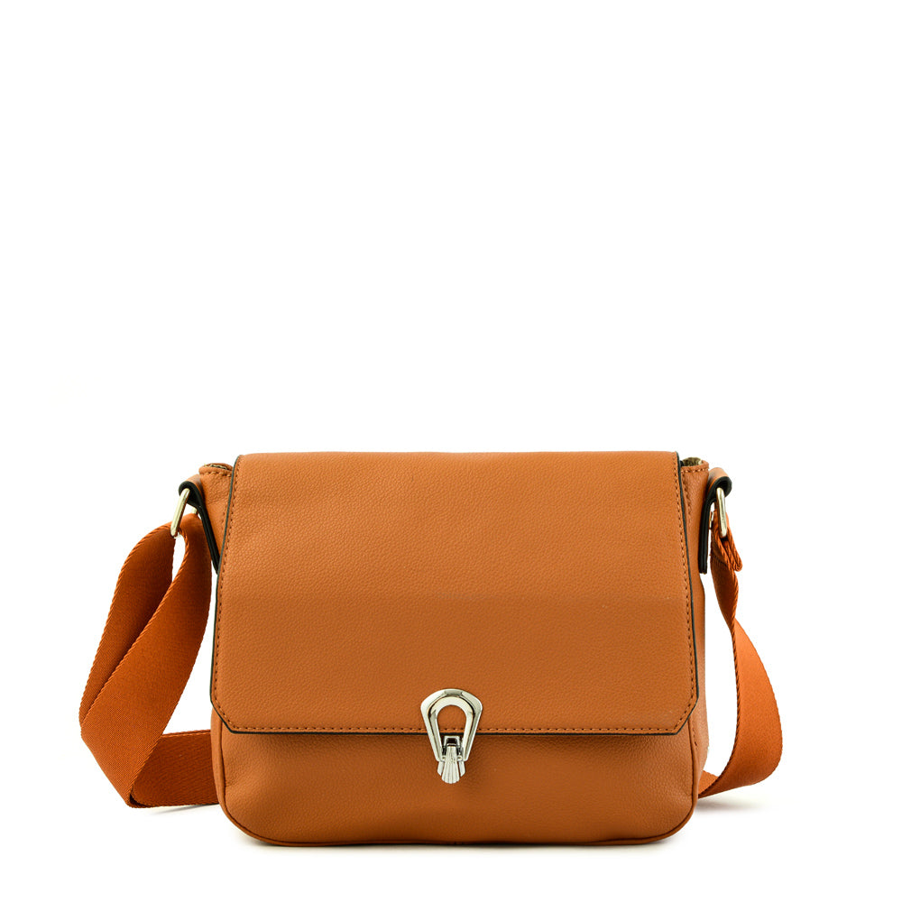 Cartera bandolera con tapa dalal