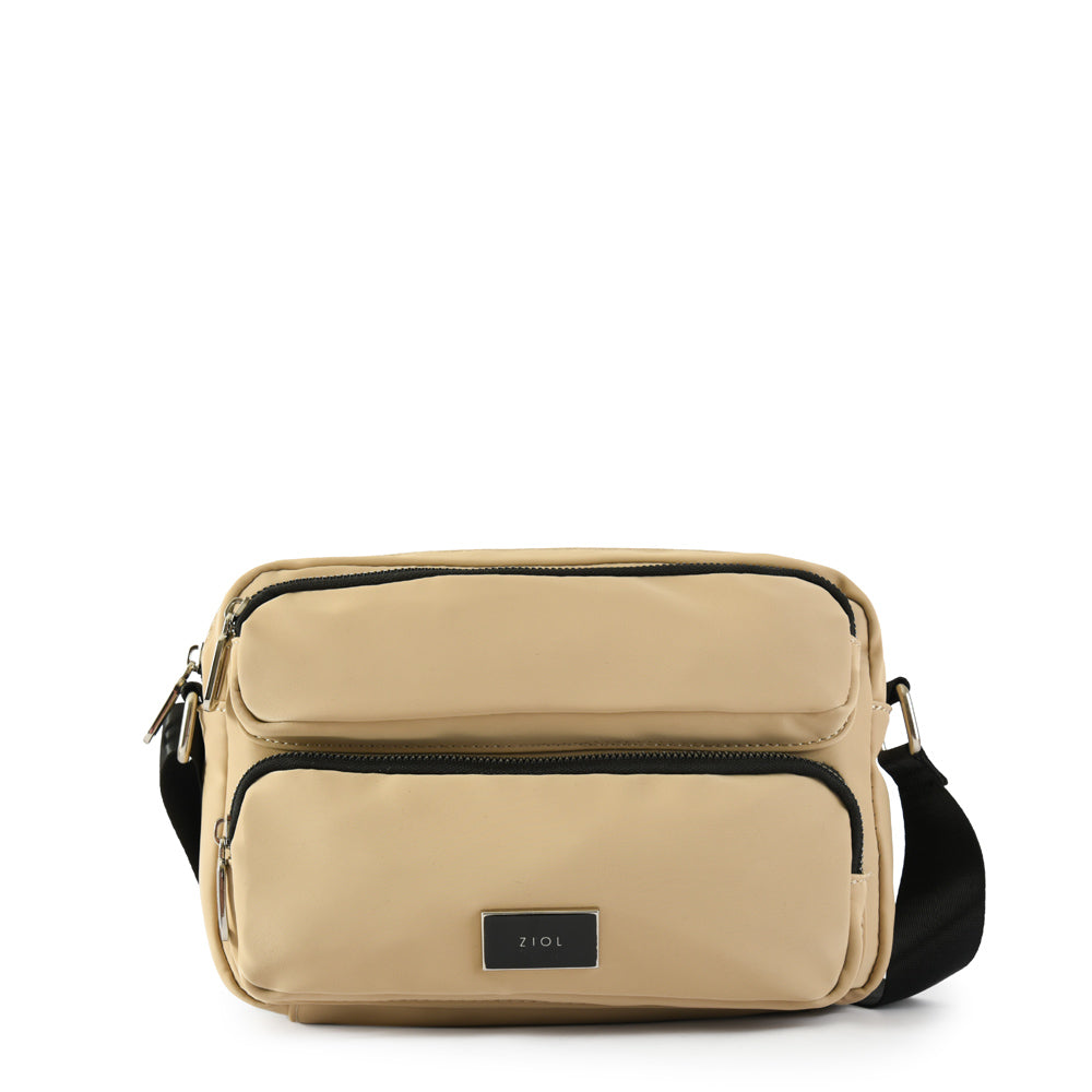 Bandolera Cuernavaca Pequeña Beige Ziol