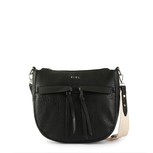 Cartera bandolera mediana edita negro