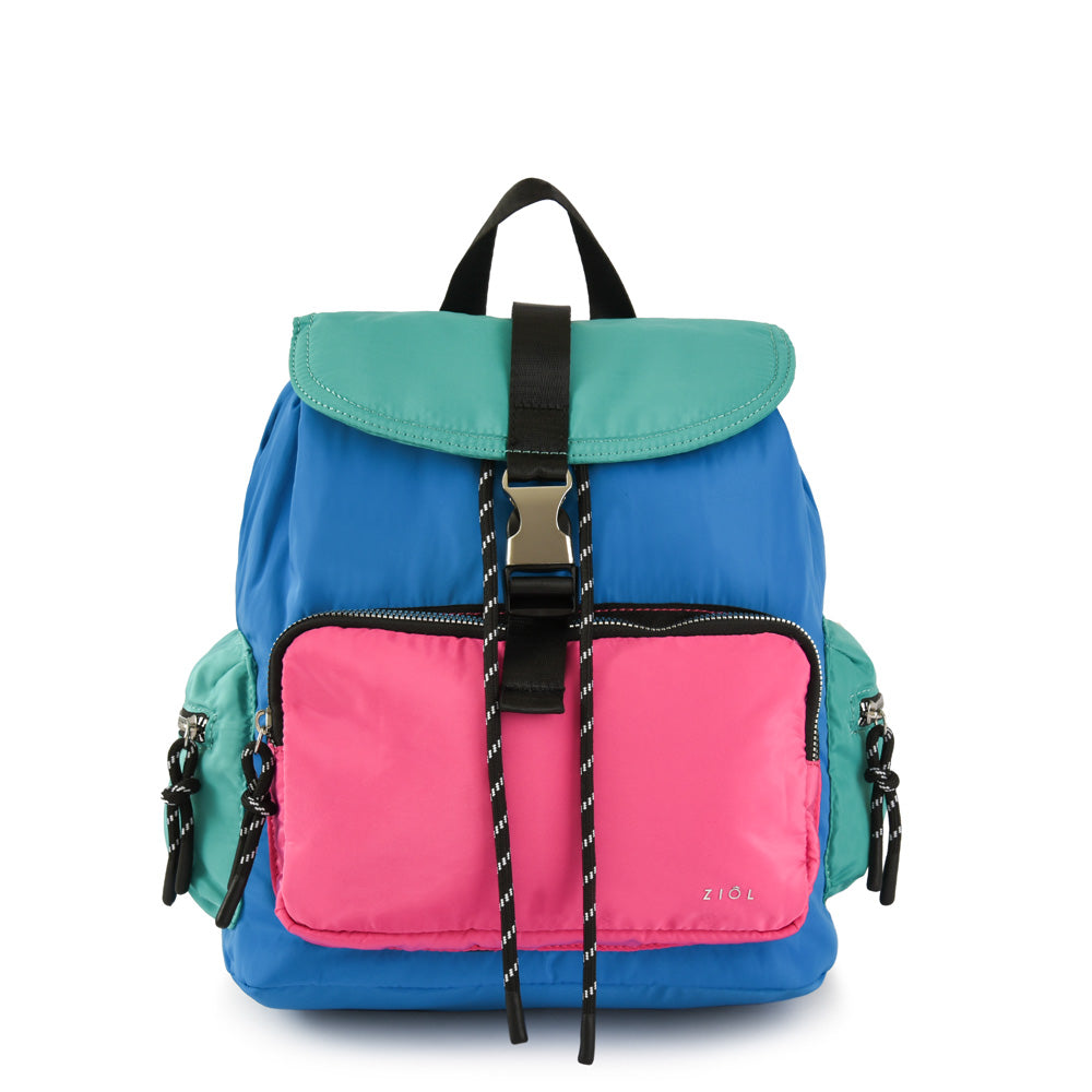 Mochila con tapa abie mediana