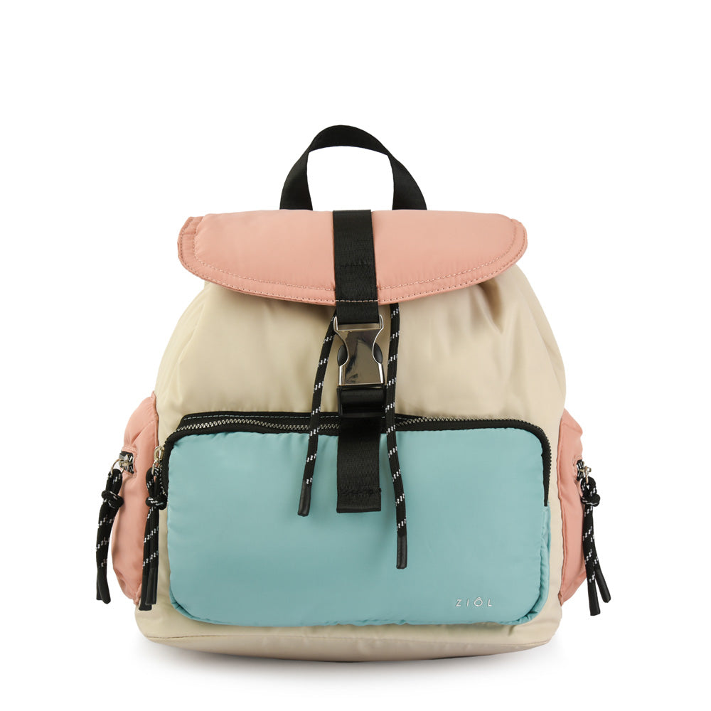Mochila con tapa abie mediana