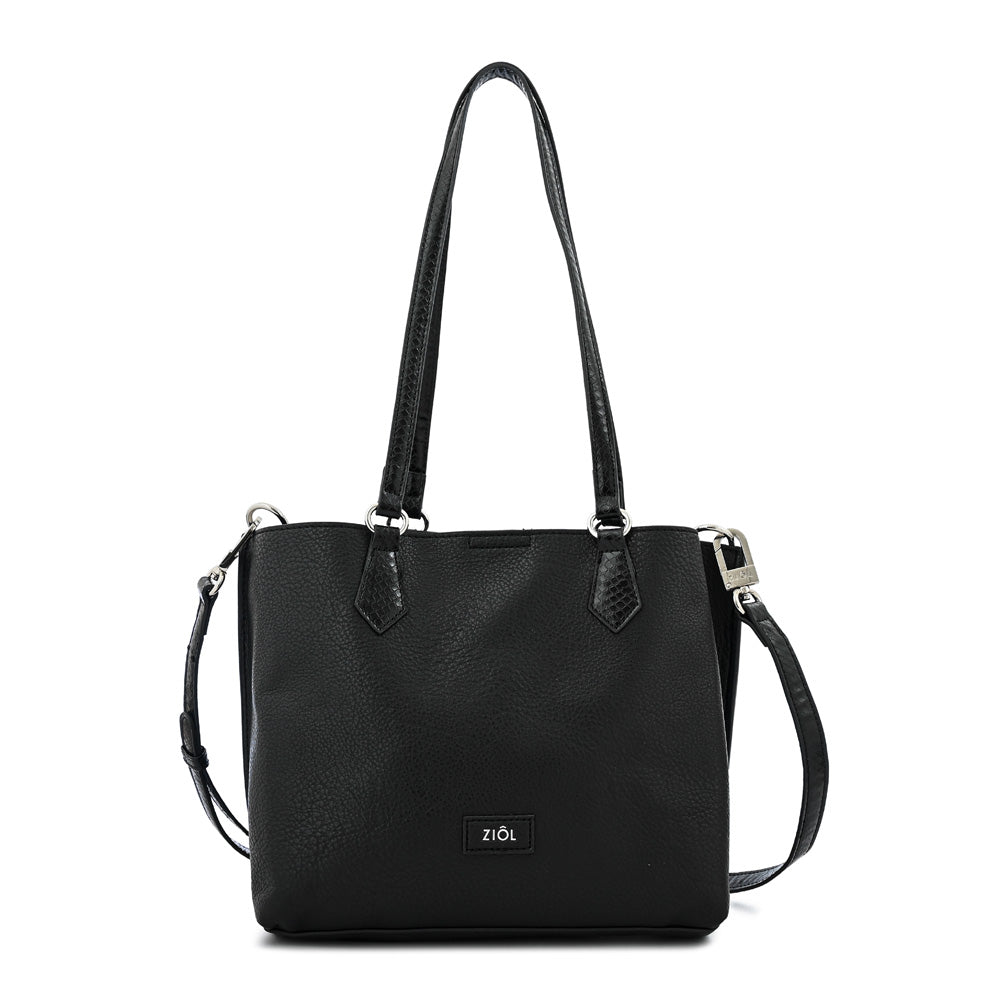 Cartera tote viviene mediana negro especial