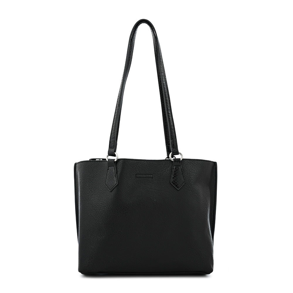 Cartera tote viviene mediana negro especial