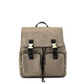 Mochila con tapa odelia mediana beige oscuro