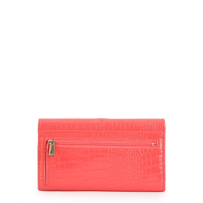 Chequera Con Flap Grande Caroline Coral