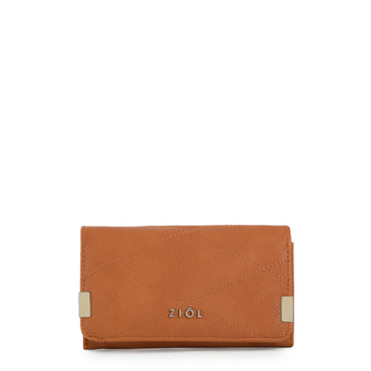 Billetera acordeon mediana pinu café