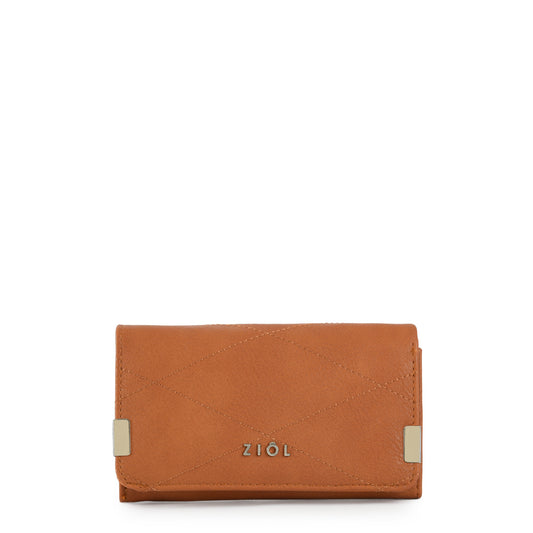 Billetera acordeon mediana pinu café