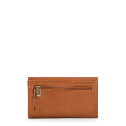 Billetera acordeon mediana pinu café