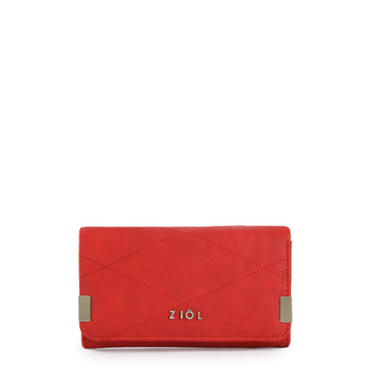 Billetera acordeon mediana pinu rojo