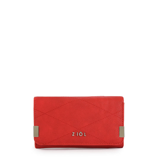 Billetera acordeon mediana pinu rojo