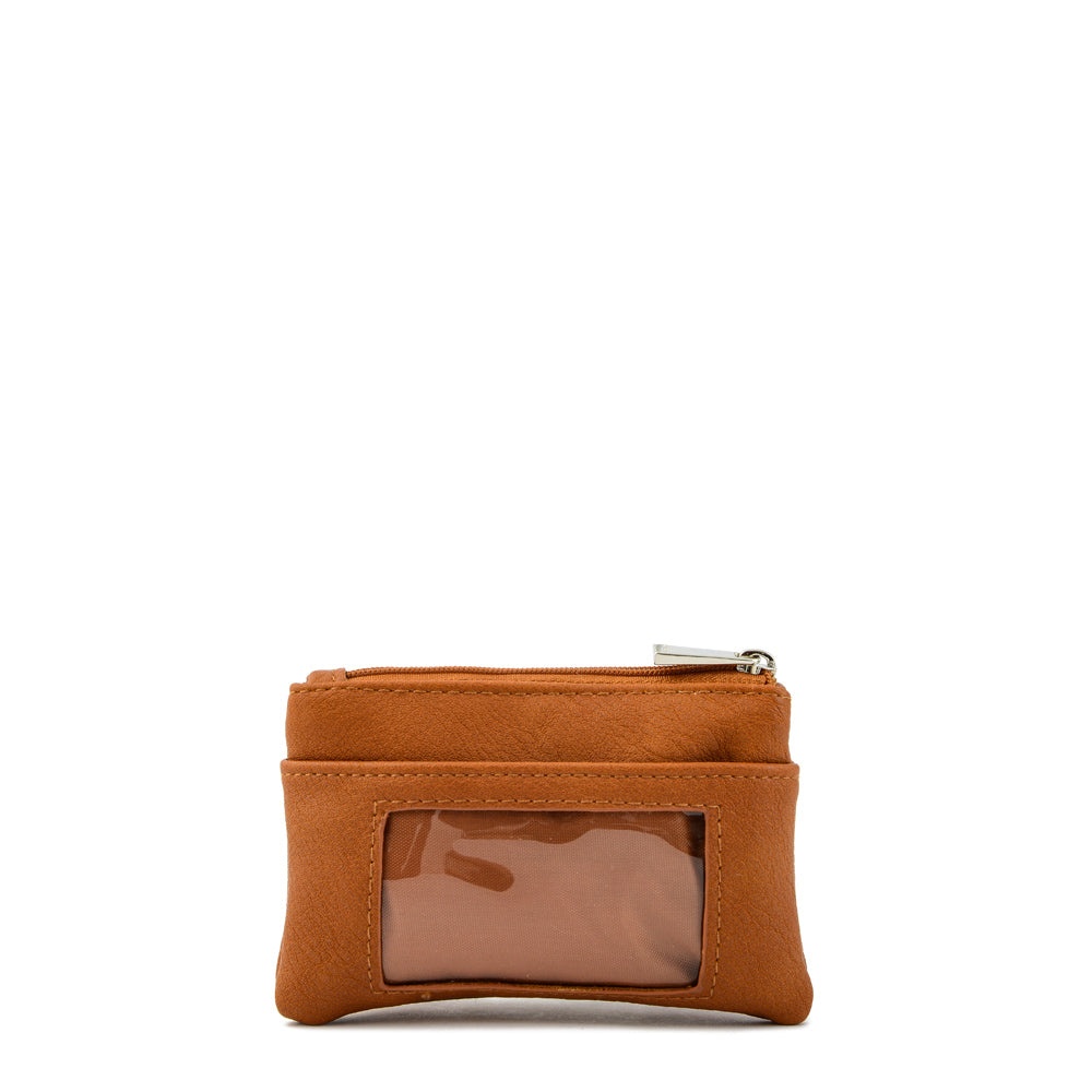 Monedero rectangular pequeña pinu café
