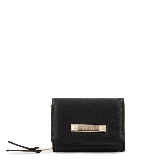 Billetera cierre exterior fraila pequeña negro