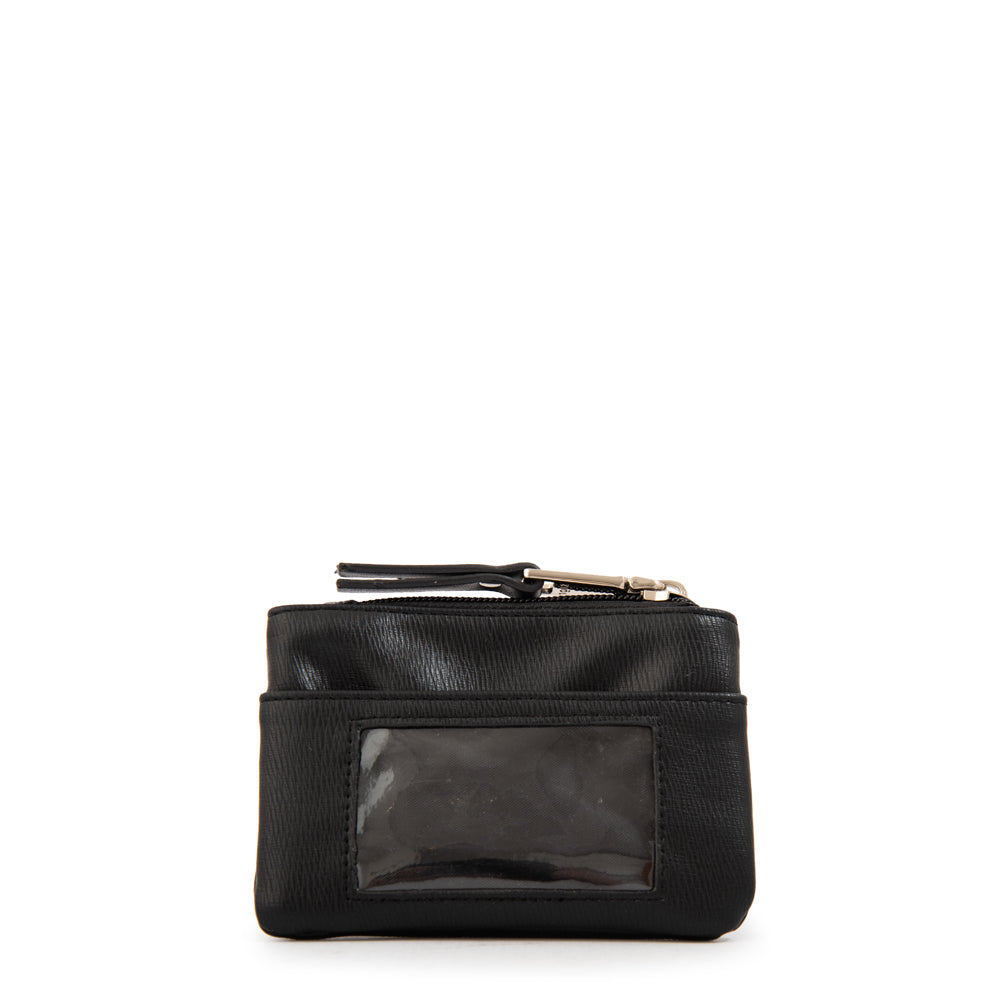 Monedero bolsillo frontal fraila pequeña negro