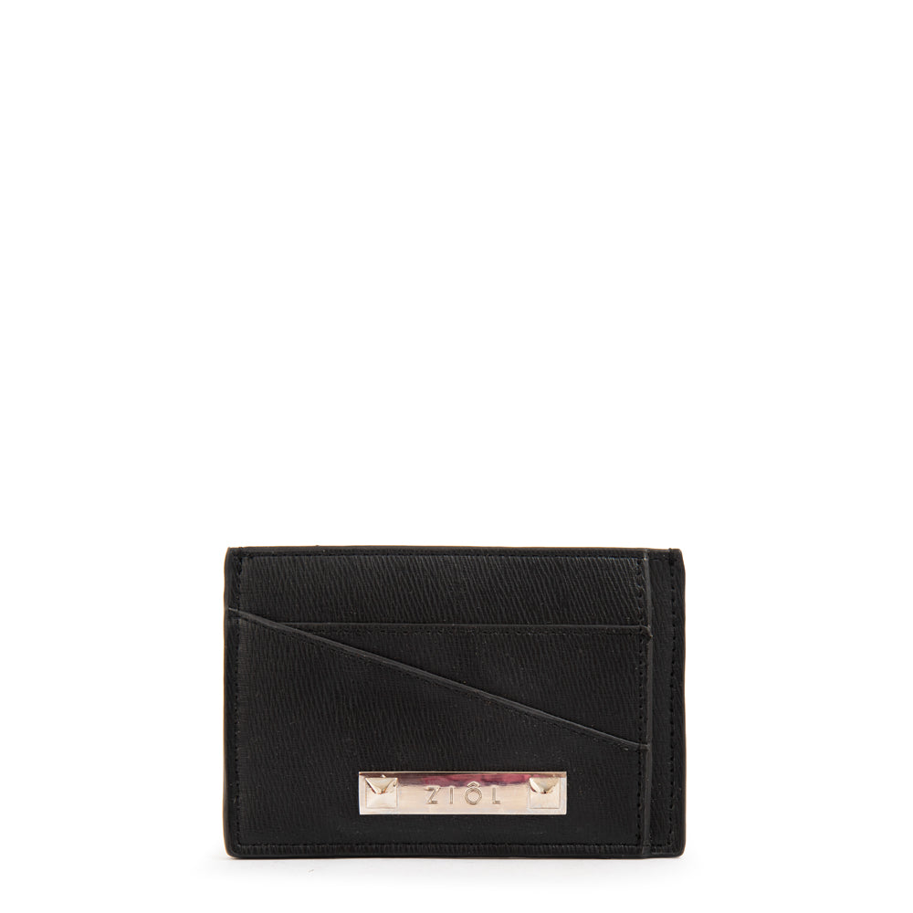 Tarjetero fraila pequeña negro