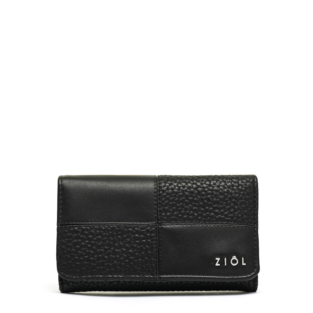 Billetera acordeon mediana raines negro