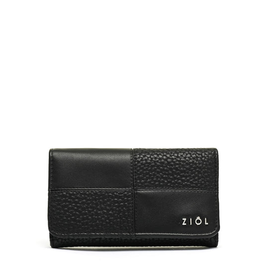 Billetera acordeon mediana raines negro
