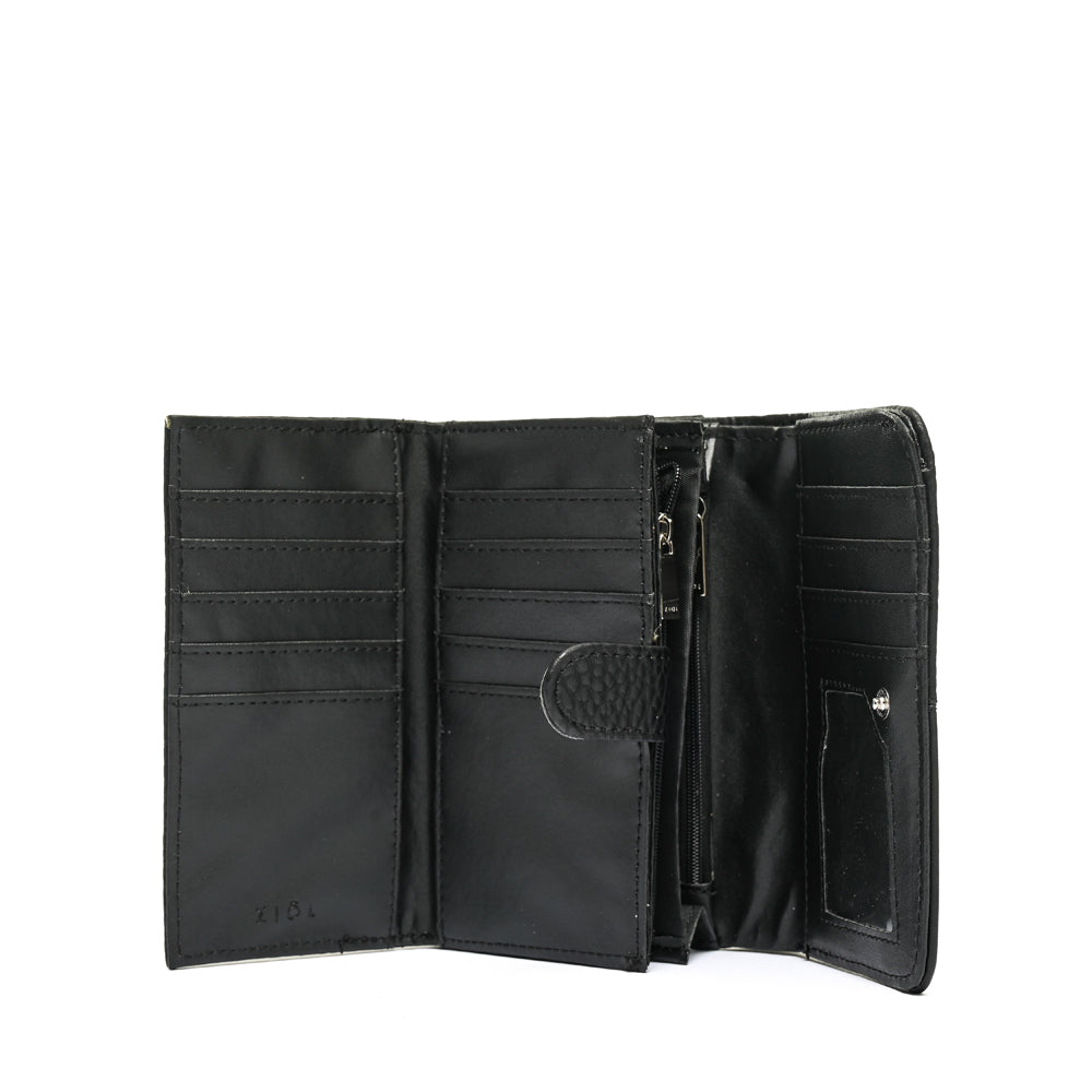 Billetera acordeon mediana raines negro