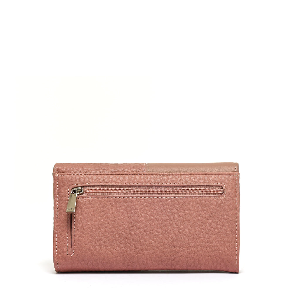 Billetera acordeon raines mediana rosa viejo