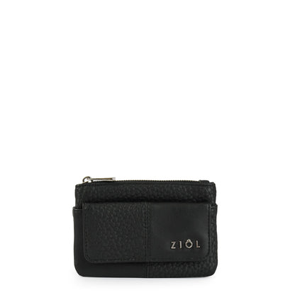 Monedero rectangular pequeña raines negro