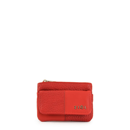 Monedero rectangular pequeña raines rojo