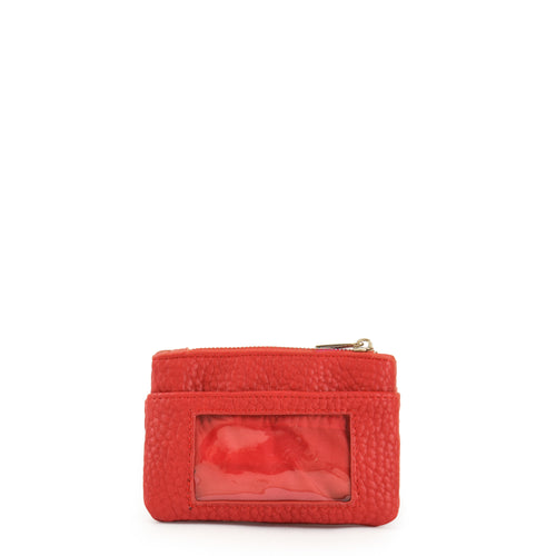 Monedero rectangular raines pequeña rojo
