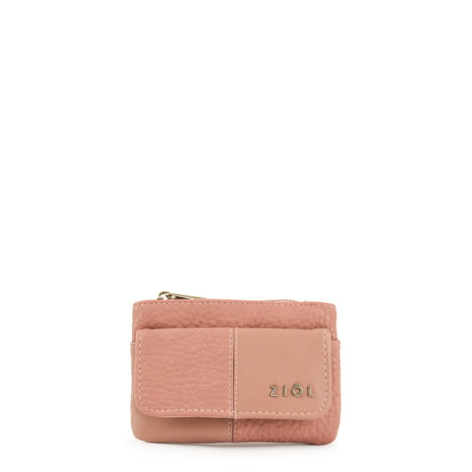 Monedero rectangular pequeña raines rosa viejo