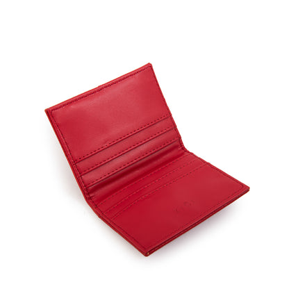 Tarjetero raines pequeña rojo