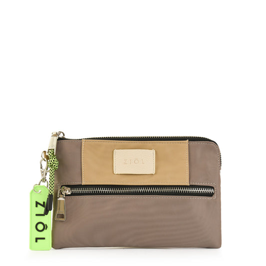 Billetera Ziol Estuche Evania Taupe