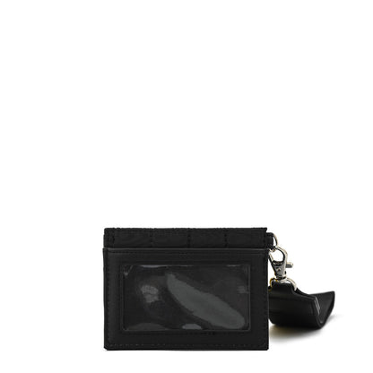 Tarjetero rectangular pequeña nacha negro