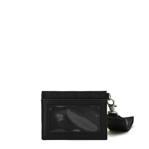 Tarjetero rectangular nacha pequeña negro