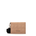 Tarjetero rectangular nacha pequeña beige