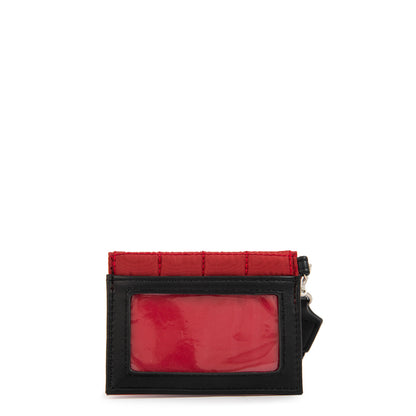 Tarjetero nacha rojo