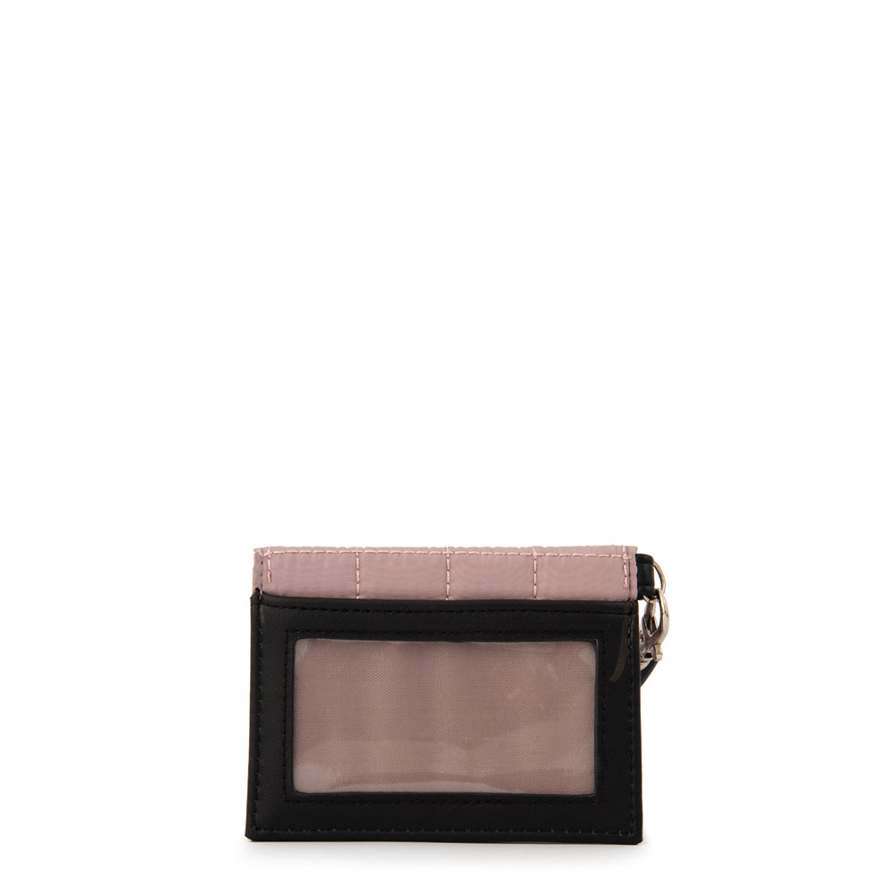 Tarjetero rectangular nacha pequeña rosa viejo
