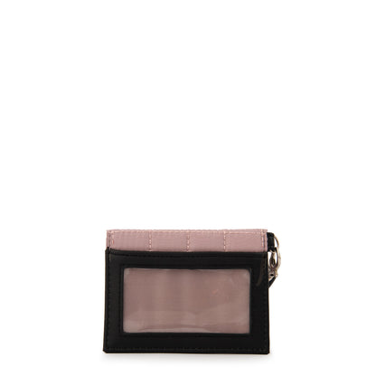 Tarjetero rectangular pequeña nacha rosa viejo