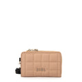 Billetera cierre exterior nacha pequeña beige