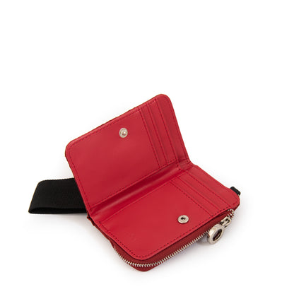 Billetera nacha pequeña rojo