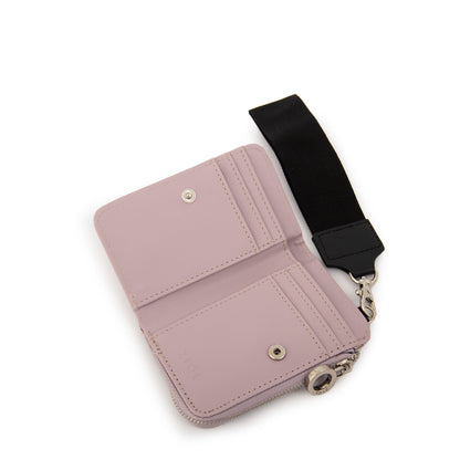 billetera cierre exterior pequeña nacha rosa viejo