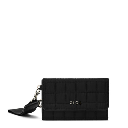 billetera cierre exterior mediana nacha negro